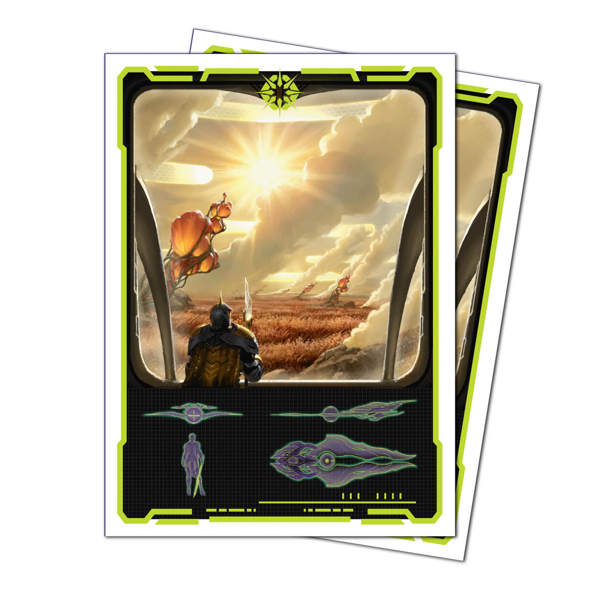 Apex Deck Protector Sleeves: Magic The Gathering Edge of Eternities White 105 CT