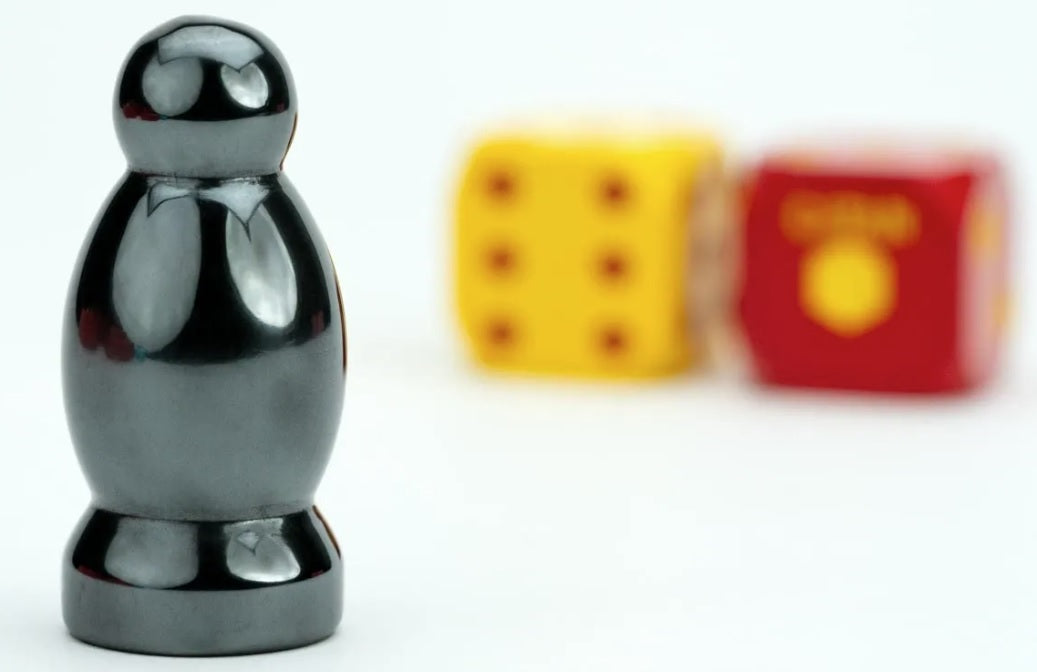 Coffret Catan Premium Voleur et Dés en Métal : Hématite