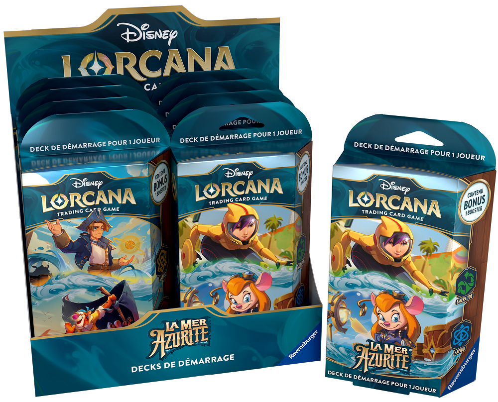 Disney Lorcana: Azurite Sea Starter Decks (French)
