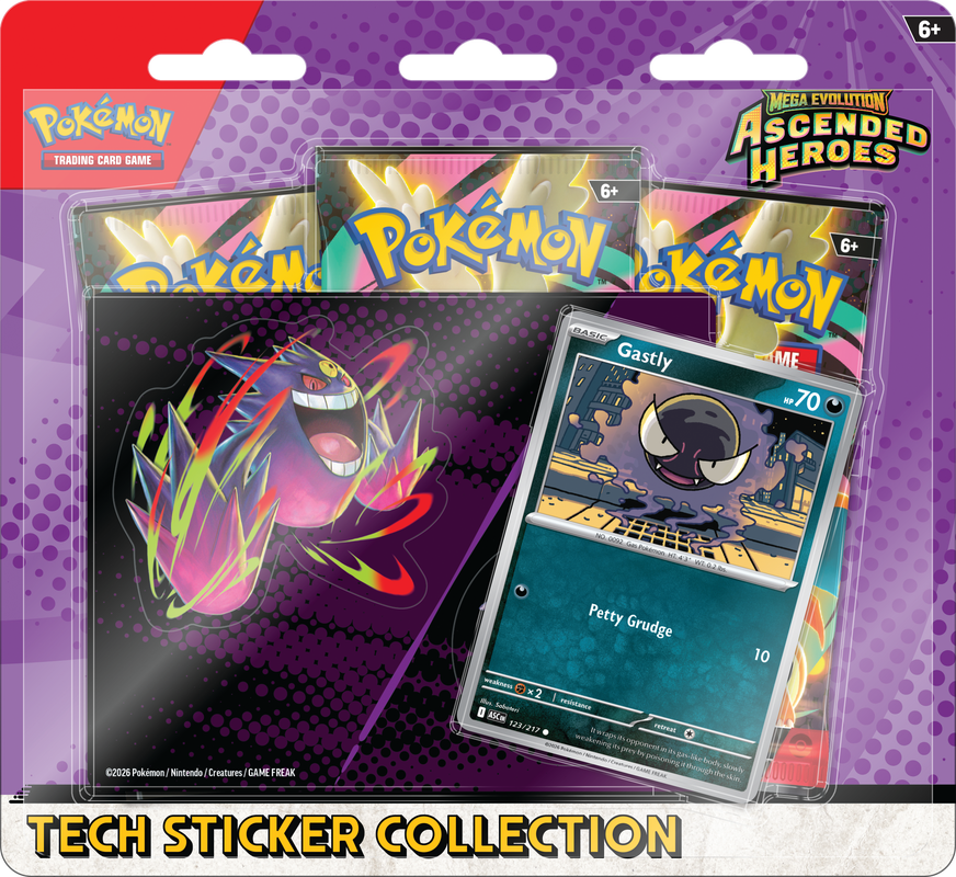 Collection d'autocollants techniques Pokémon JCC : ME02.5 Héros Ascendants