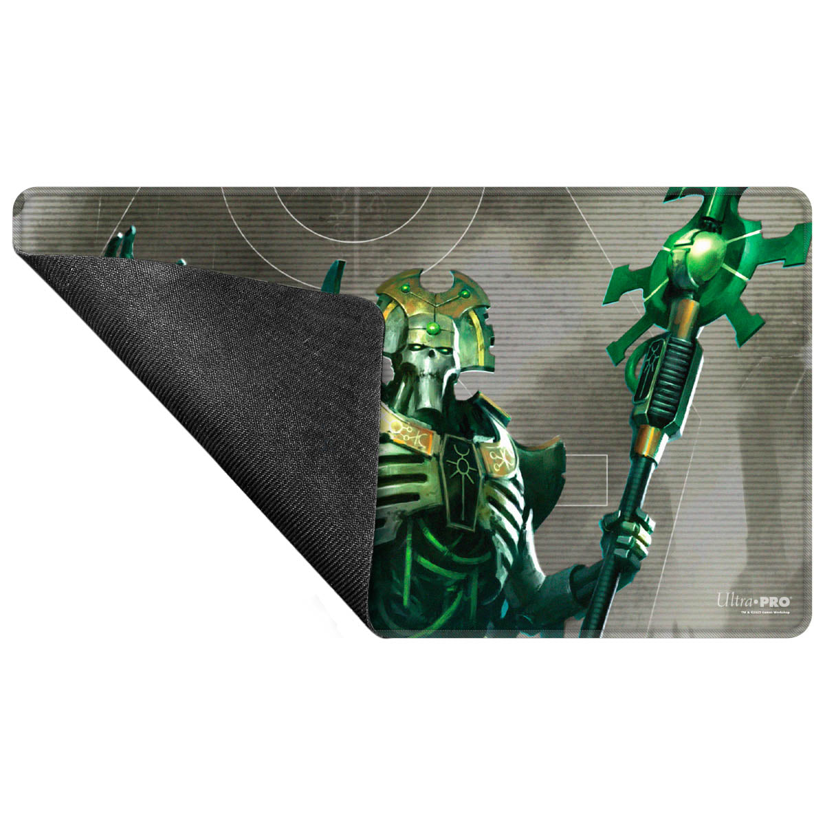 Tapis de jeu à coutures noires - Warhammer 40K Necron Codex (aligné)