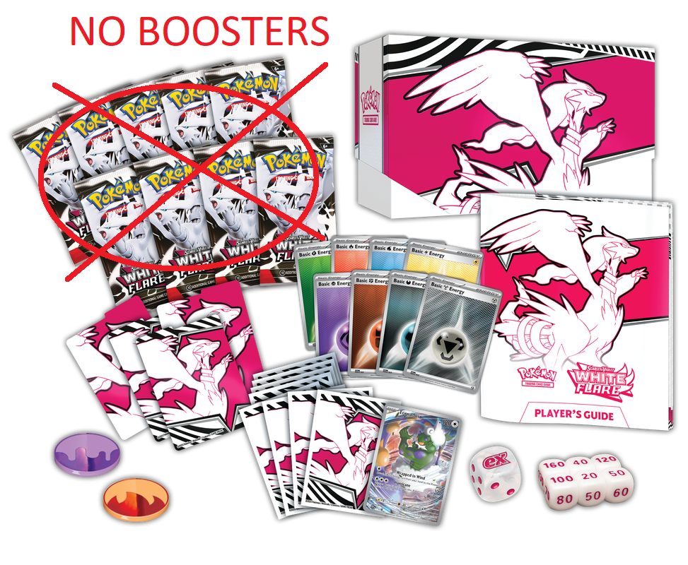 JCC Pokémon : Coffret Dresseur d'élite Flamme Blanche SV10.5 (SANS BOOSTERS)