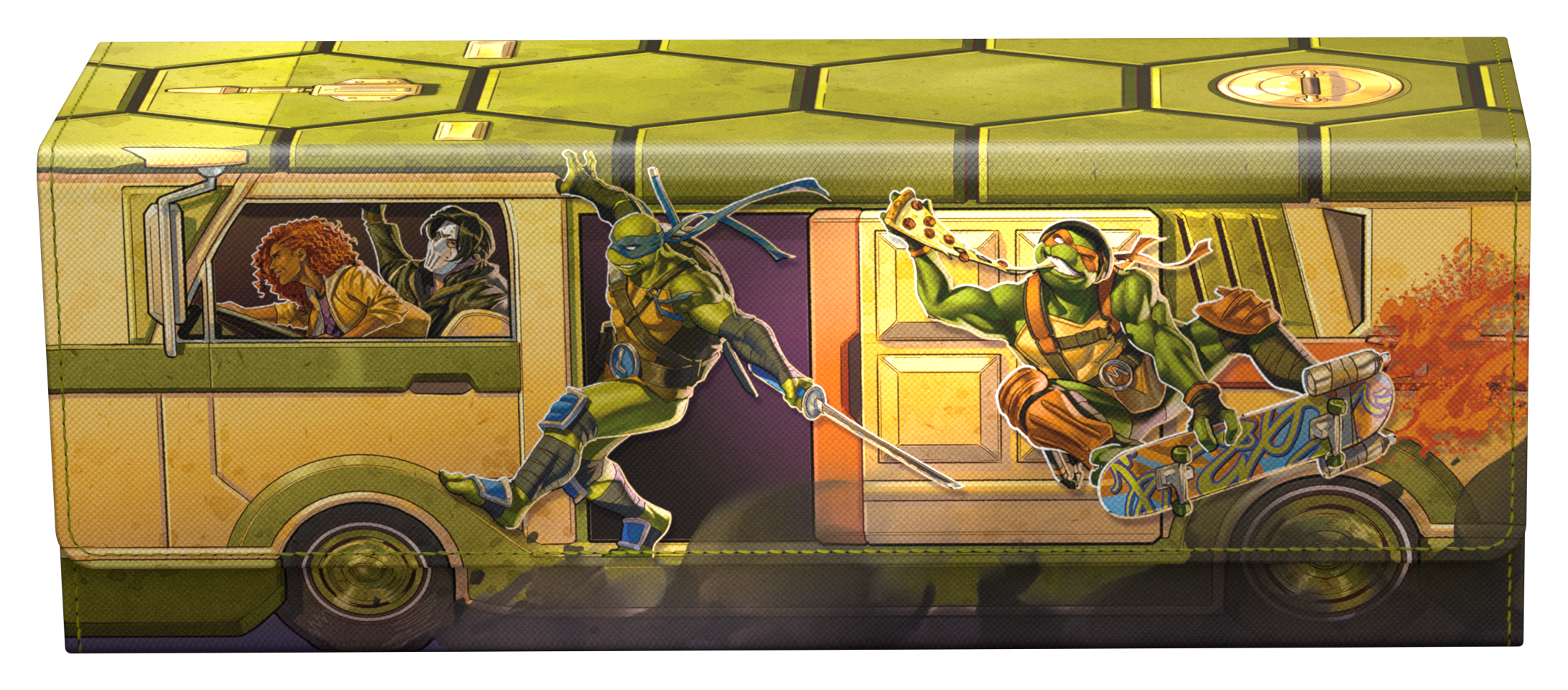 Deck Case Arkhive 400+ Xenoskin Magic The Gathering Teenage Mutant Ninja Turtles - Turtle Van