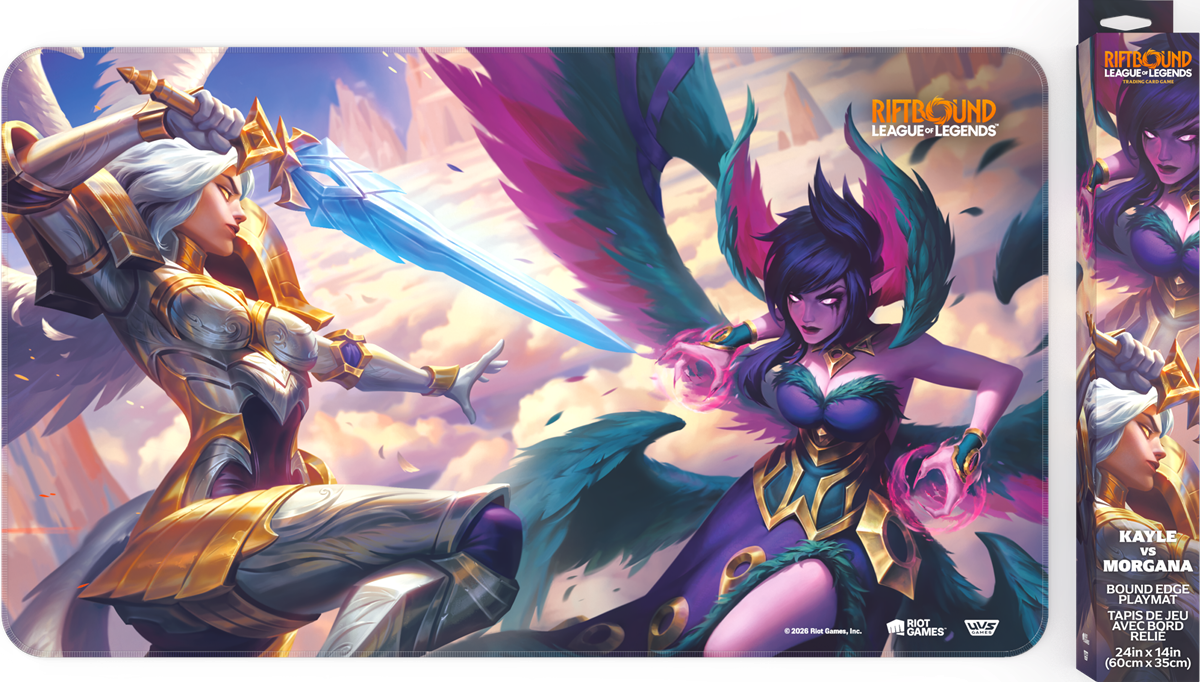Riftbound TCG: Vendetta Art Playmat - #4 Kayle vs Morgana (Pre-Order)