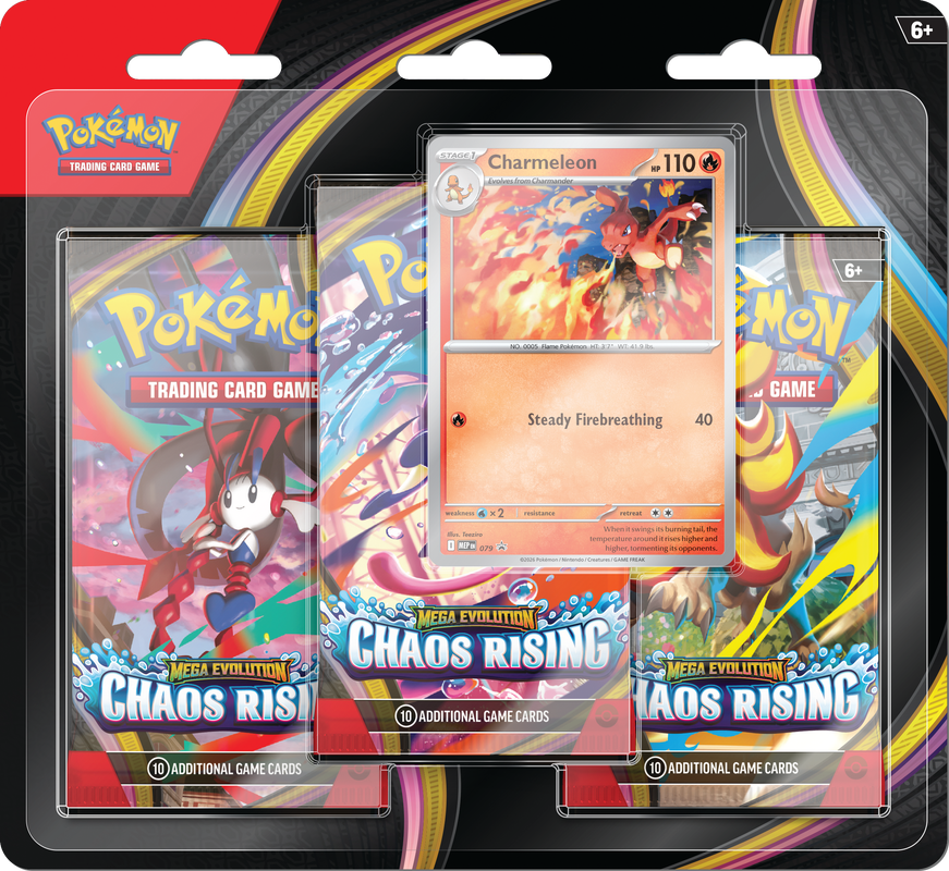 Pokemon TCG: ME04 Chaos Rising 3 Pack Blister