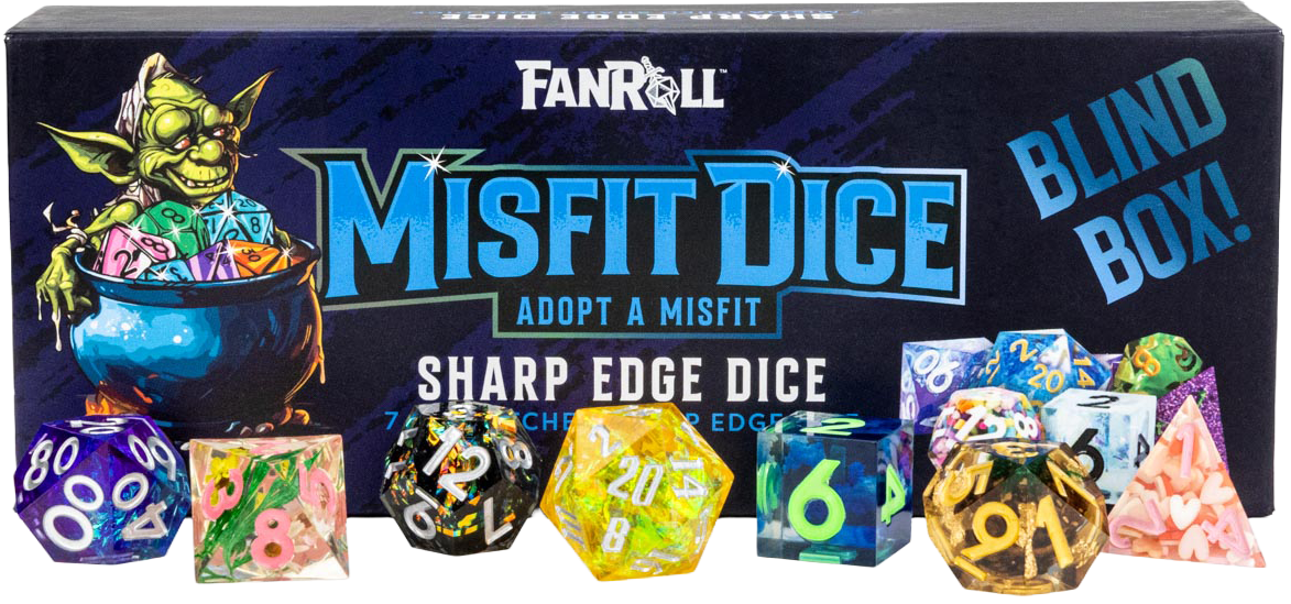 Mystery Misfit - 7 Sharp Edge Dice Pack