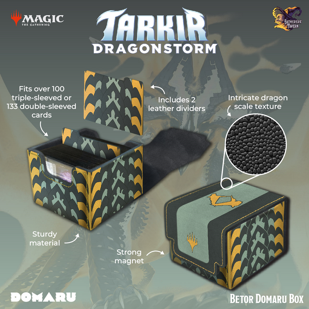 Boîte de deck Magic The Gathering Tarkir Dragonstorm Domaru - Betor 133+