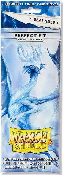 Dragon Shield Perfect Fit sealable clear 100CT