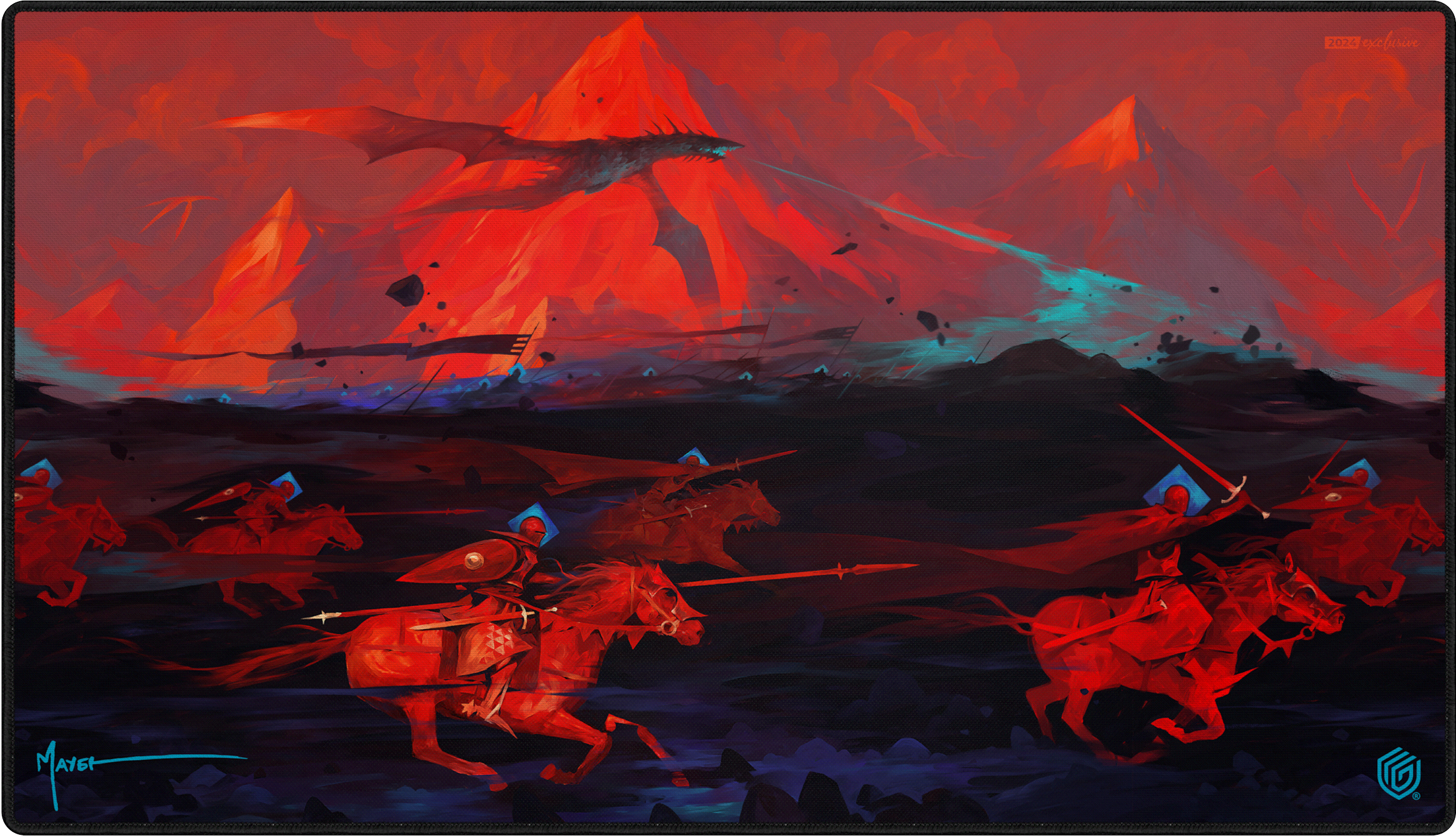 Crowned with Fire - 2024 Exclusive Playmat