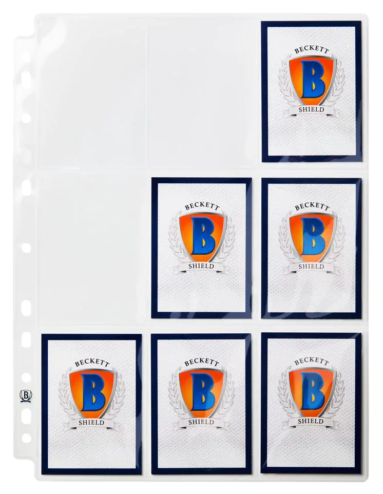 Beckett Shield : 9 pages de reliure à pochettes 100 CT