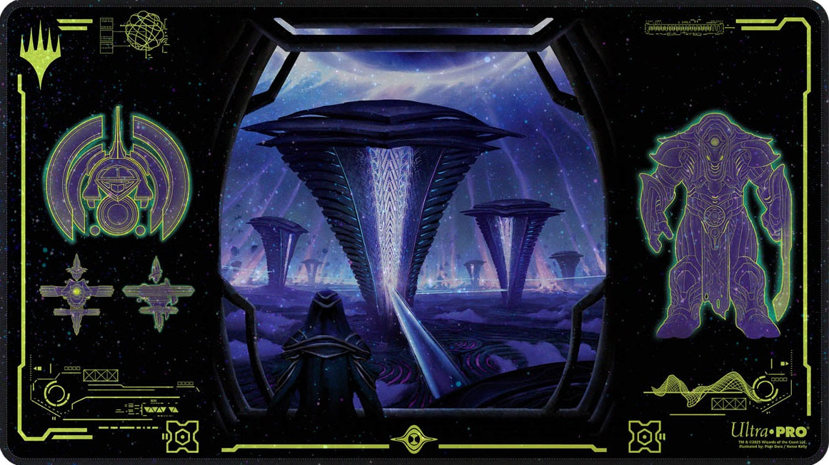 Tapis de jeu Magic: The Gathering - Edge of Eternities : Holofoil noir