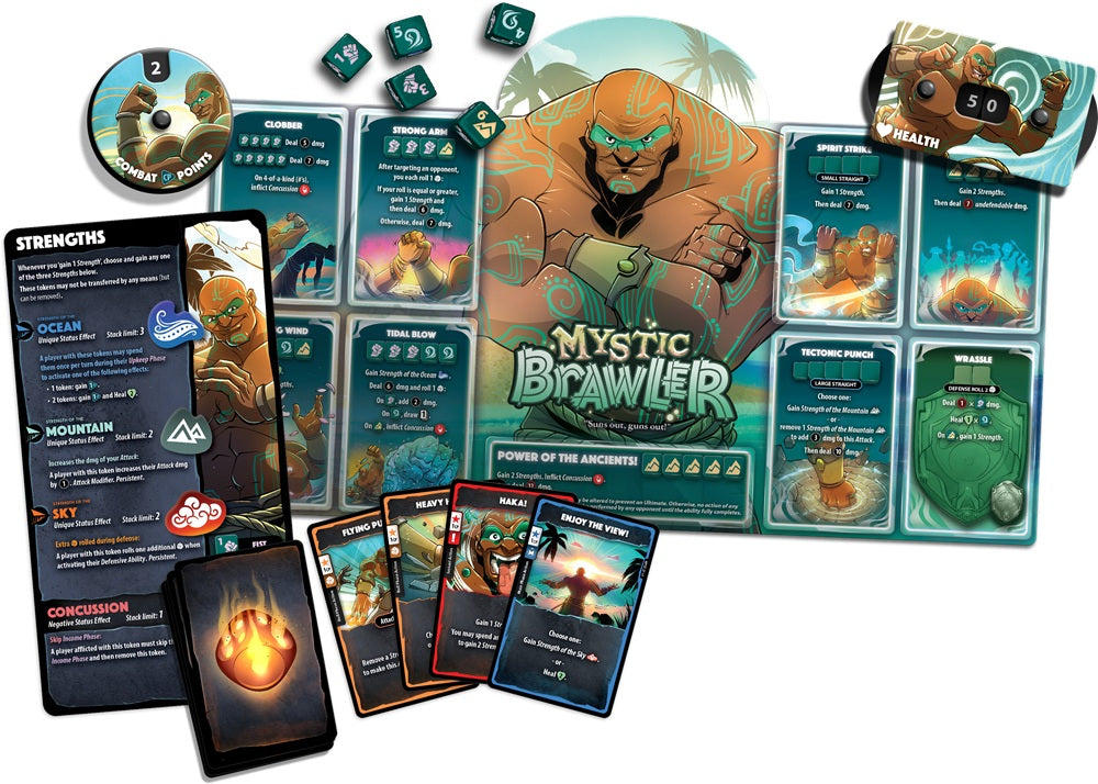 Dice Throne Hero Pack: Mystic Brawler (English)