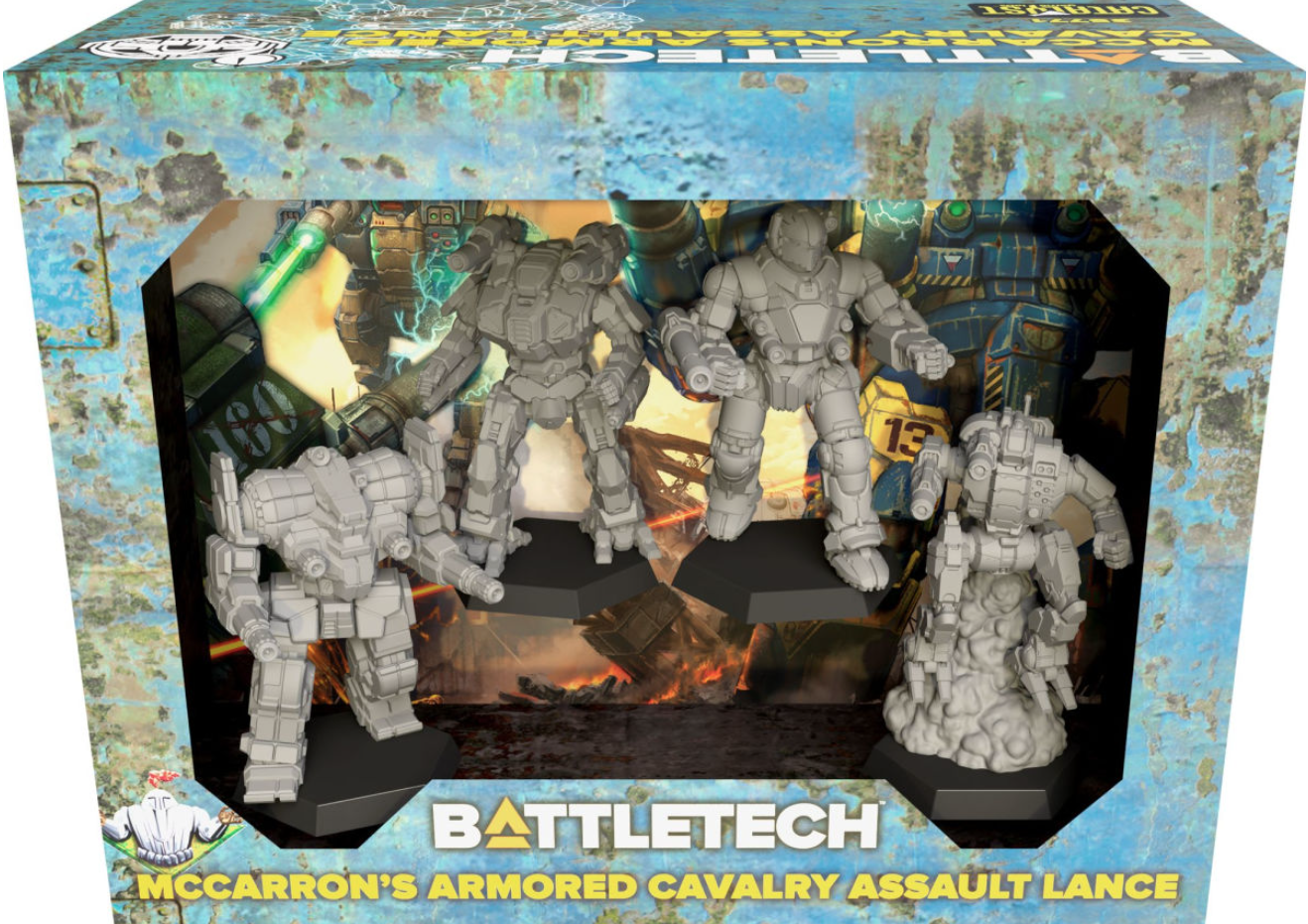Battletech McCarron's Armored Cavalry Assault Lance Forcepack (English)