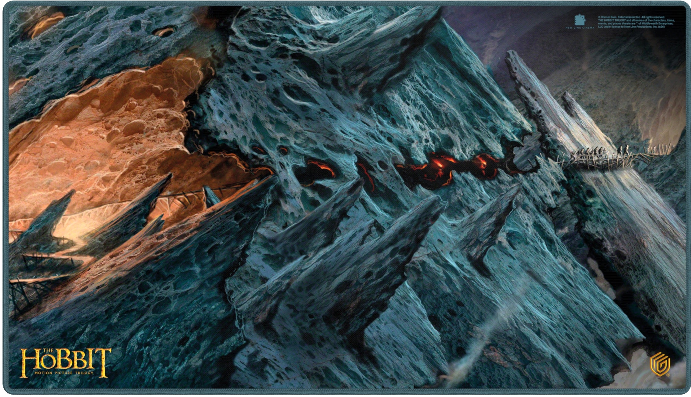 The Hobbit Playmat - Goblin Town Concept Art