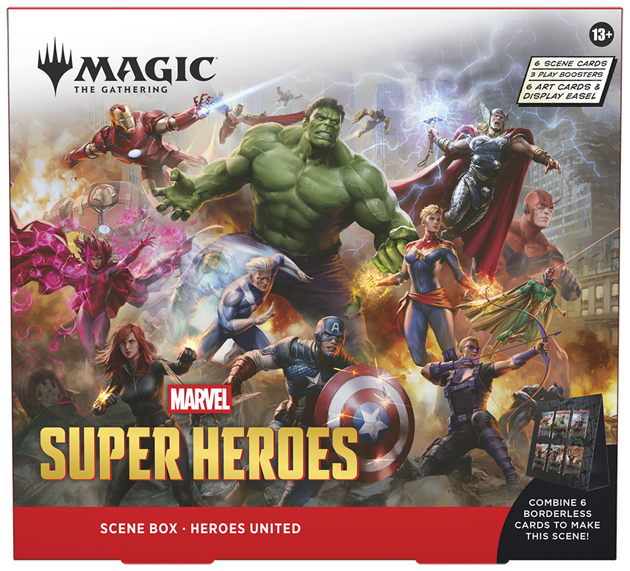 Magic: The Gathering Marvel Super Heroes Scene Box (Pre-Order)