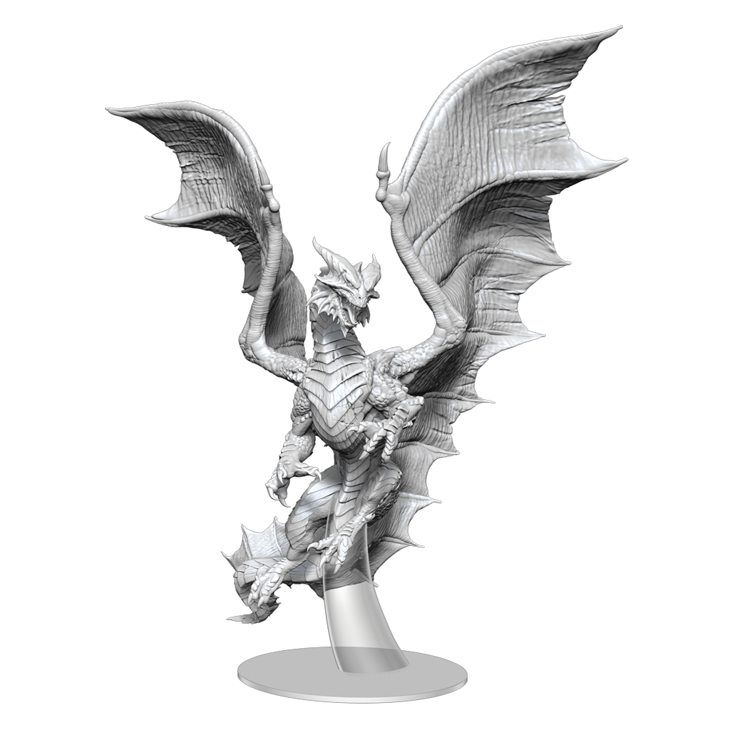 Dungeons & Dragons: Unpainted Adult Copper Dragon