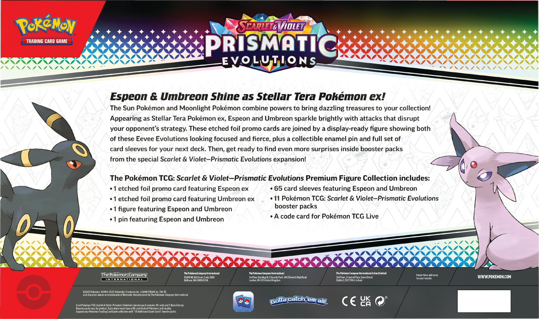 Pokemon TCG: SV8.5 Prismatic Evolutions Premium Figure Collection