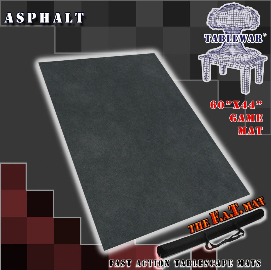 Tapis FAT : environnement de base asphalte 60"X44"