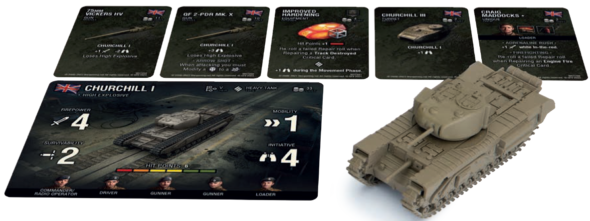 World of Tanks Miniatures Game: British Churchill I