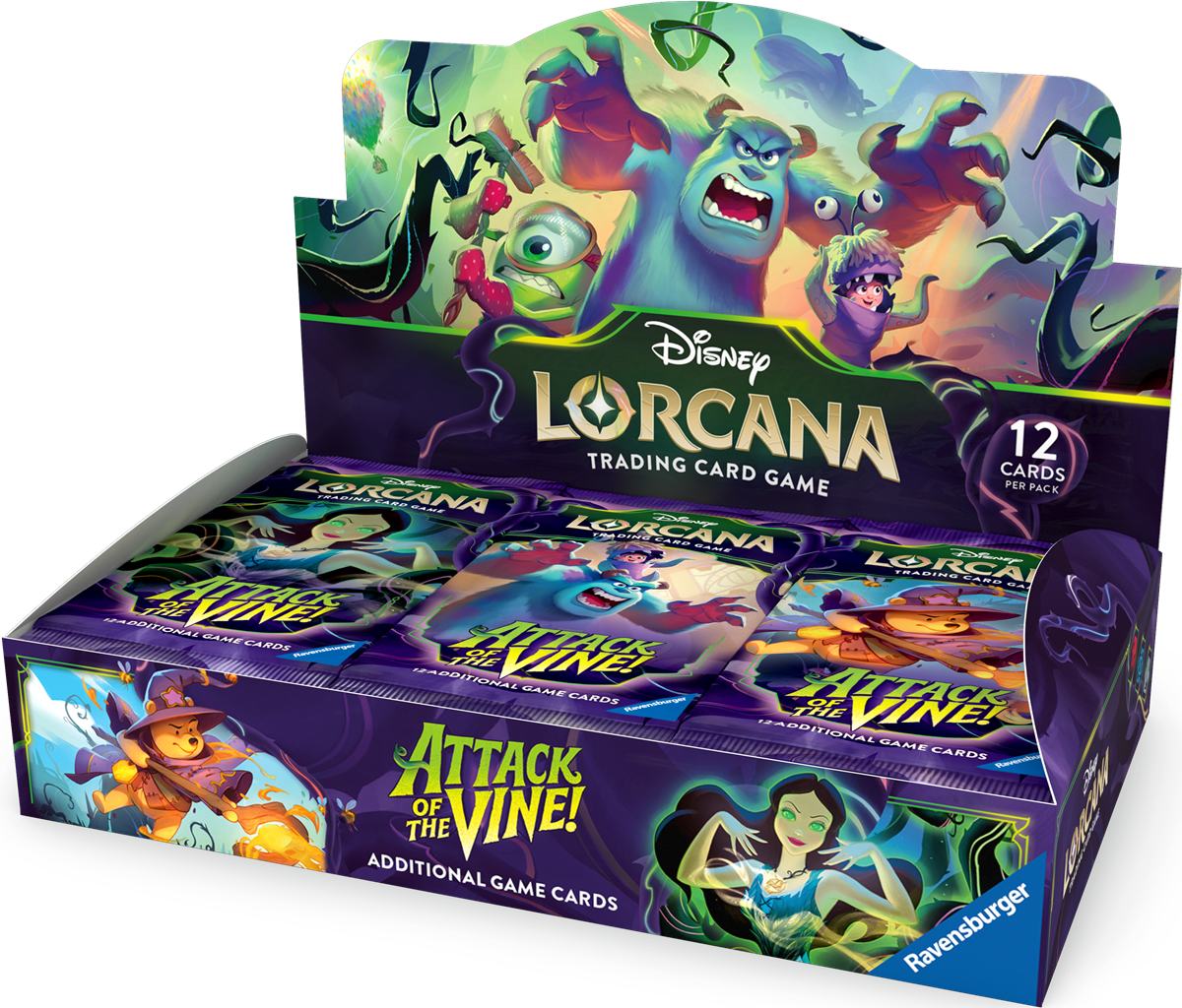 Disney Lorcana: Attack of The Vine Booster Box (Pre-Order)