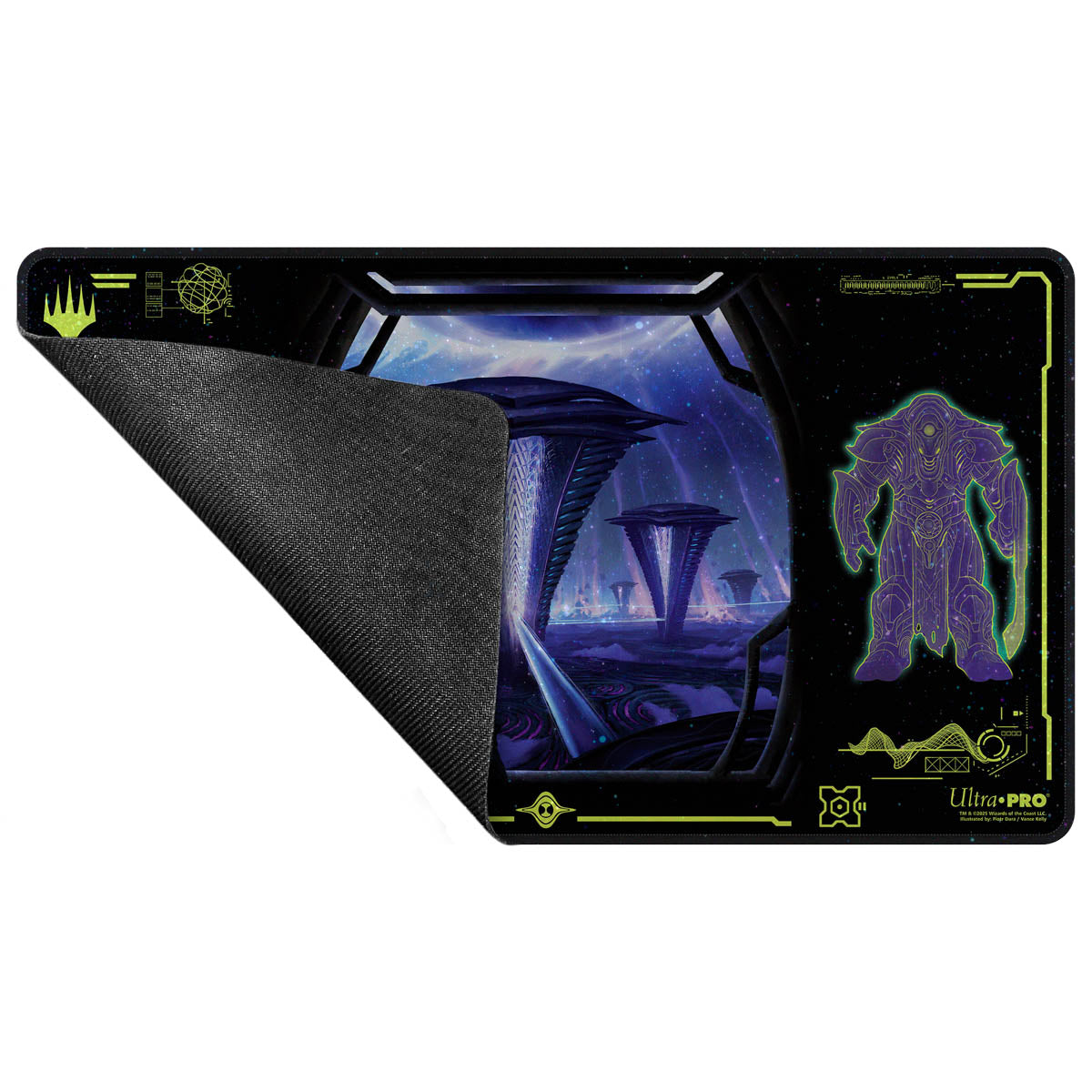 Tapis de jeu Magic: The Gathering - Edge of Eternities : Holofoil noir