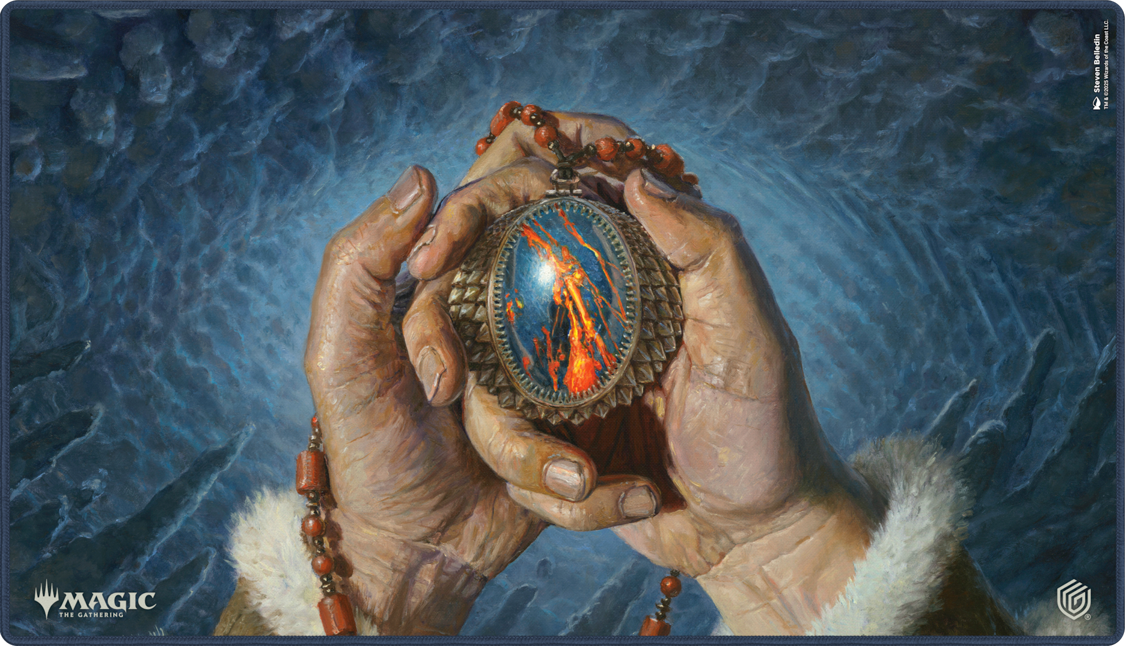 Tapis de jeu Magic: The Gathering Tarkir Dragonstorm - Mox Jasper