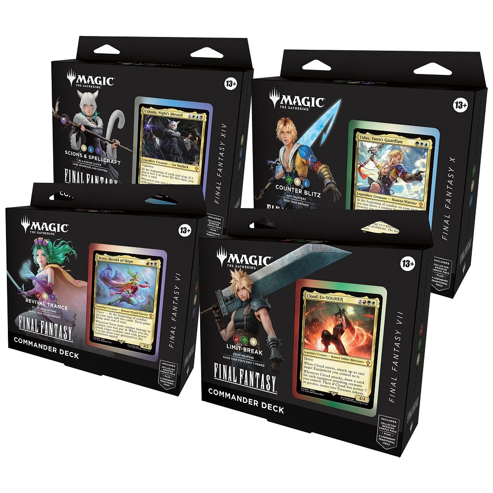 2点セット MAGIC: THE GATHERING FINAL FANTASY Magic The Gathering: Final Fantasy Commander Deck
