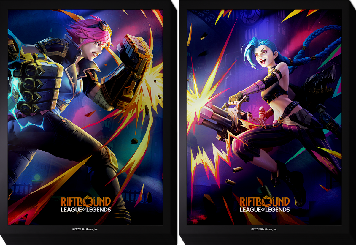 Riftbound TCG: Vendetta Art Sleeves - #1 Vi vs Jinx 100CT (Pre-Order)