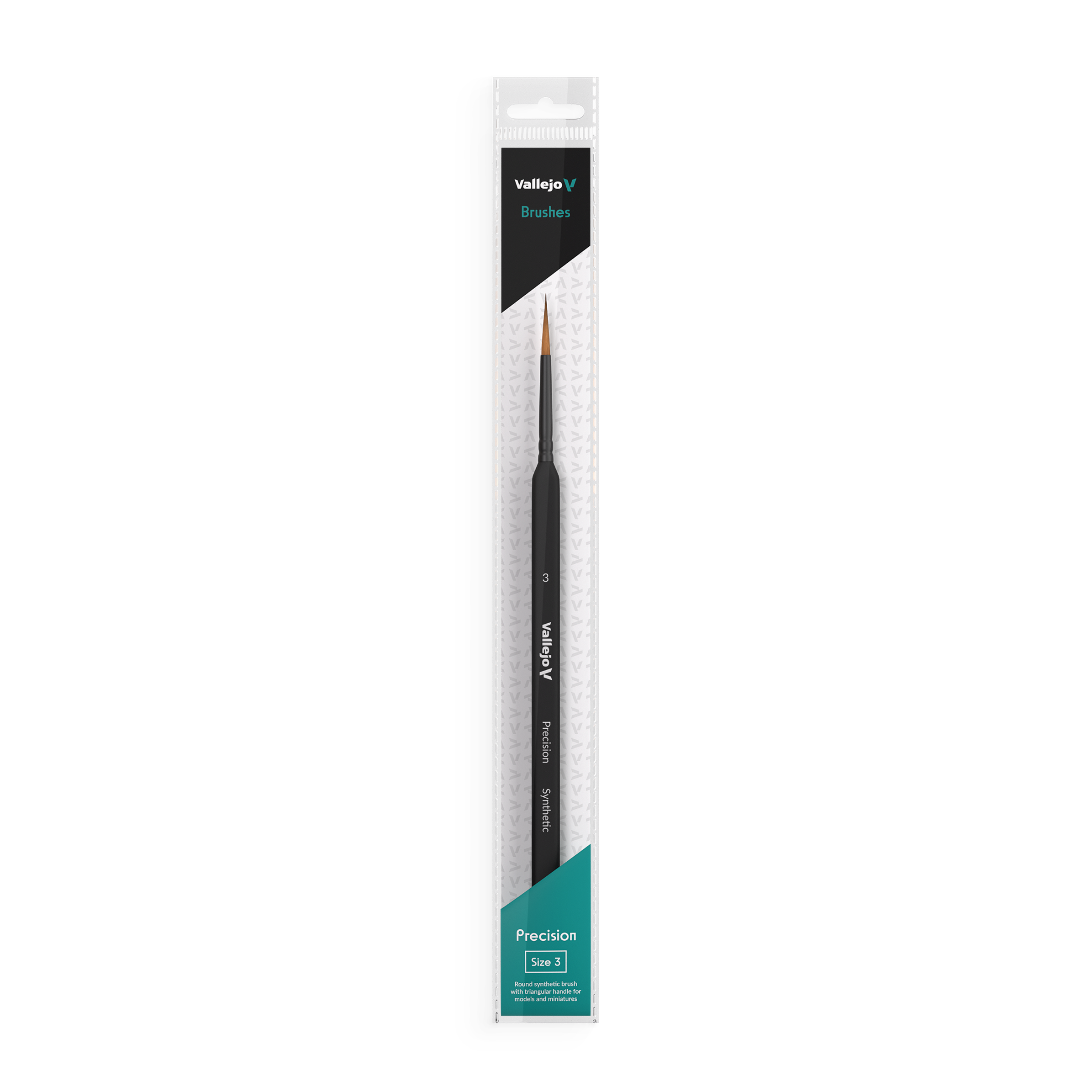 Synthetic Round Brush/Triangle NO. 3