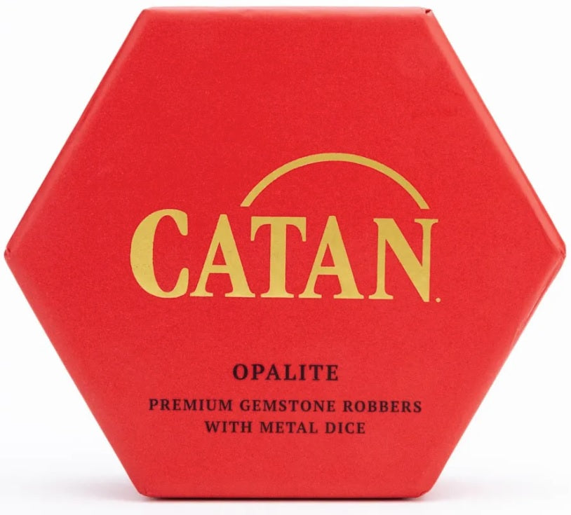 Coffret Catan Premium Voleur et Dés en Métal : Opalite