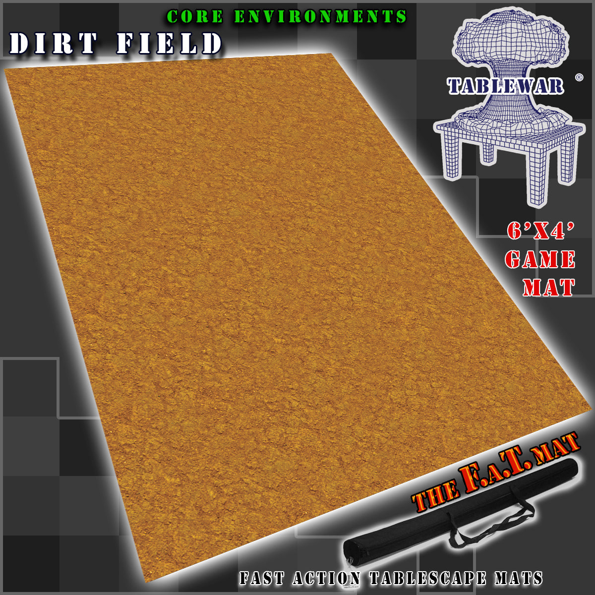 FAT MATS : Core Environment Dirt Field 6X4