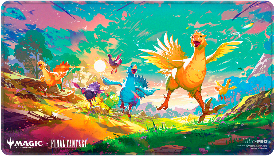 Magic The Gathering: Final Fantasy Holofoil Playmat - Chocobo