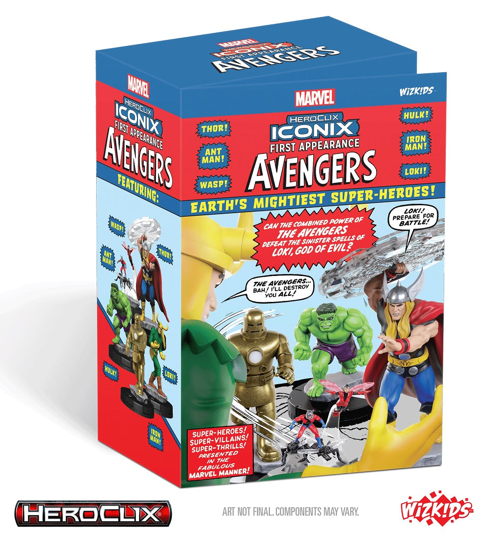 Marvel Heroclix : Iconix, première apparition des Avengers