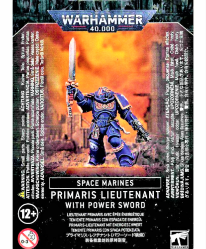 Space Marines : Lieutenant Primaris avec Épée Énergétique