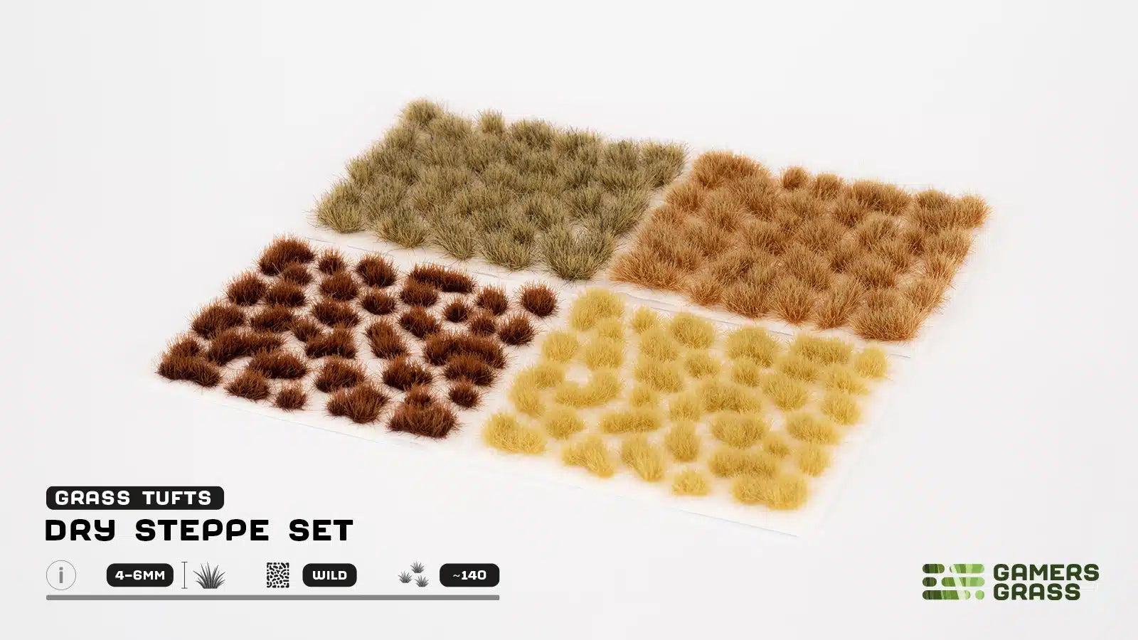 Gamers Grass - Dry Steppe Tuft Set - Wild