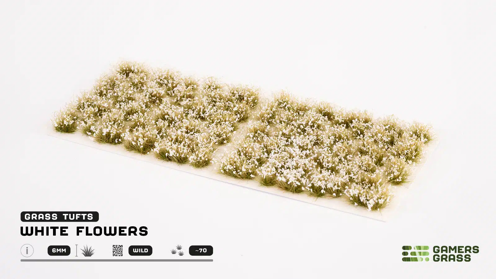 Gamers Grass - White Flowers - Wild
