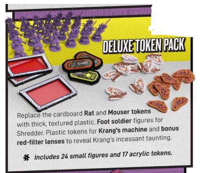 Aventures inégalées : Coffret de jetons premium TMNT (Kickstarter)