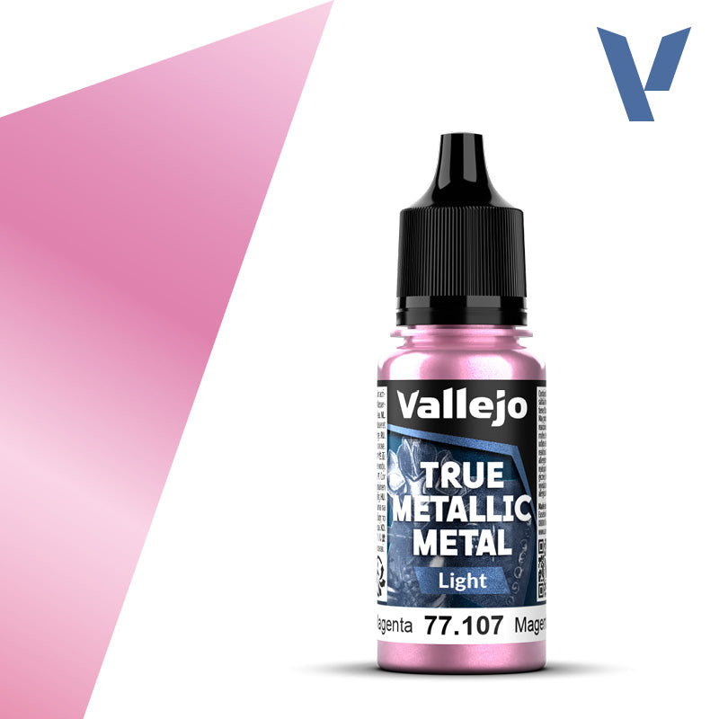 True Metallic Metal: Light - Crimson Magenta