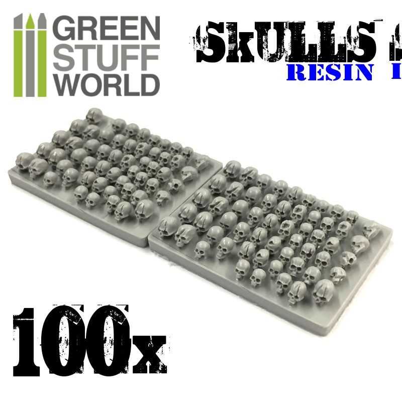 High Quality Resin Skulls (100 skulls)