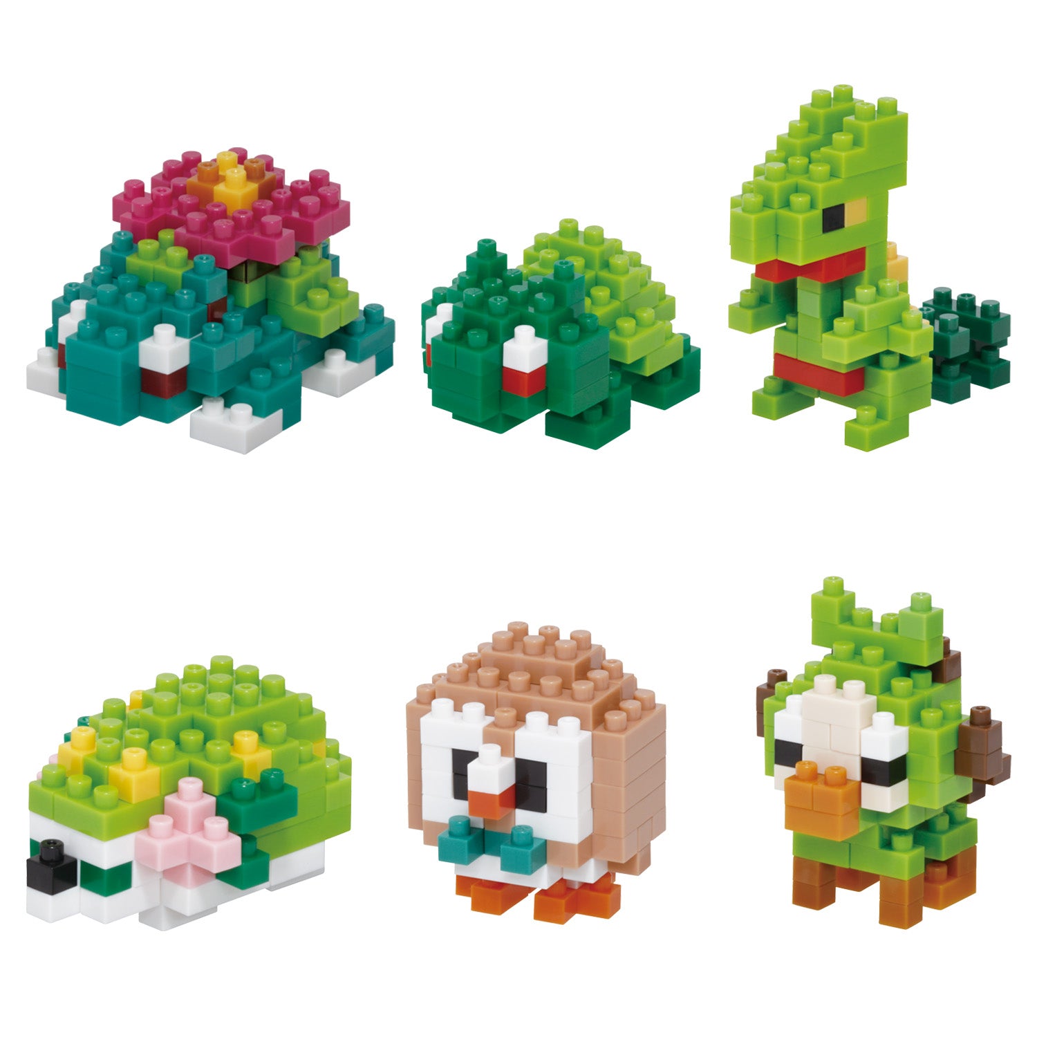 Mininano Pokemon: Type Grass Set 1 NBMC_21 (Box of 6)