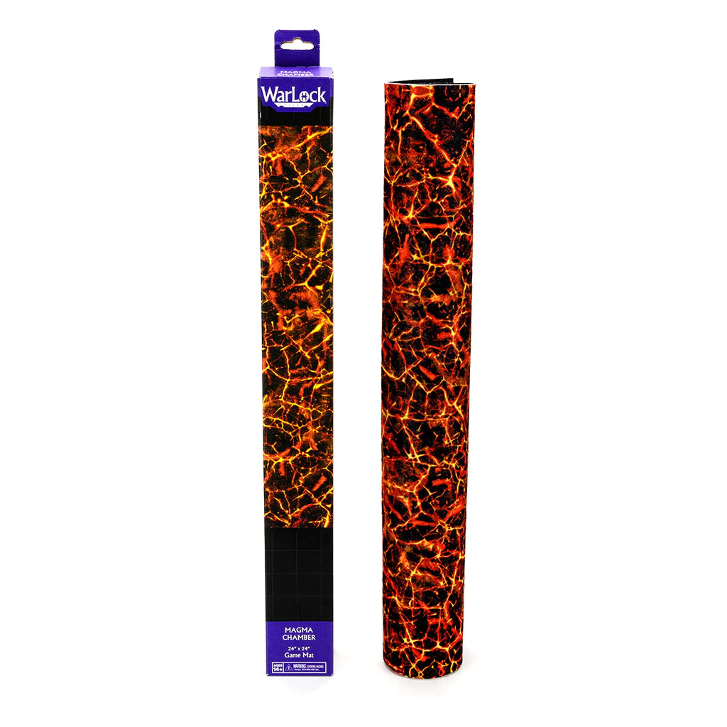 Tuiles Warlock : tapis de jeu chambre magmatique