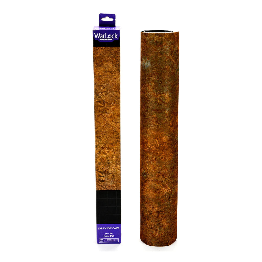 Tuiles Warlock : Tapis de jeu Grotte expansive