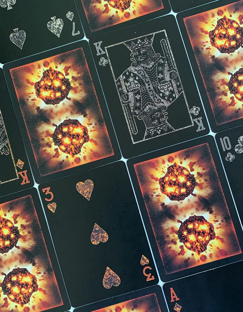 Cartes à jouer astéroïdes