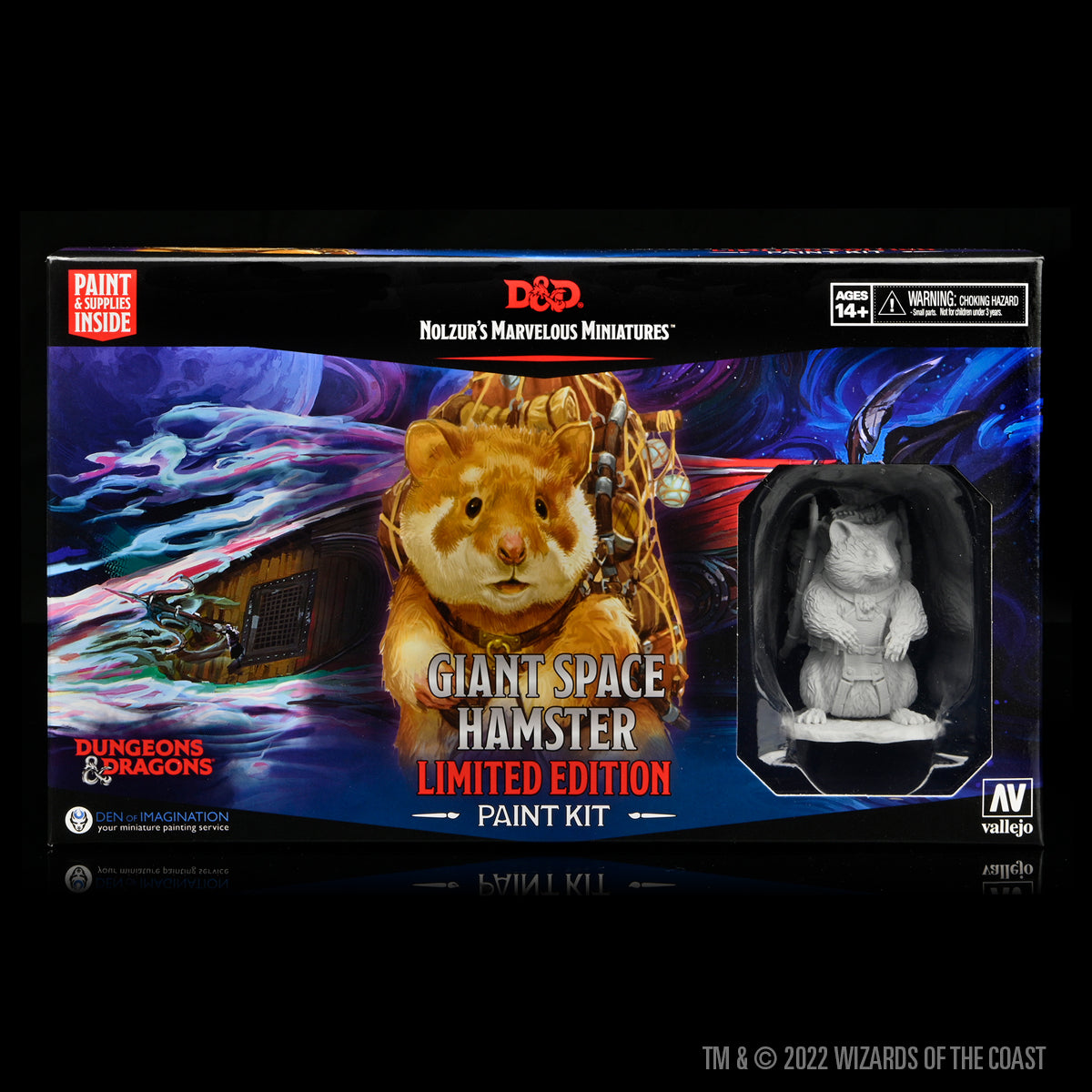 D&D Édition Limitée Paint Night Kit : Hamster Géant de l'Espace