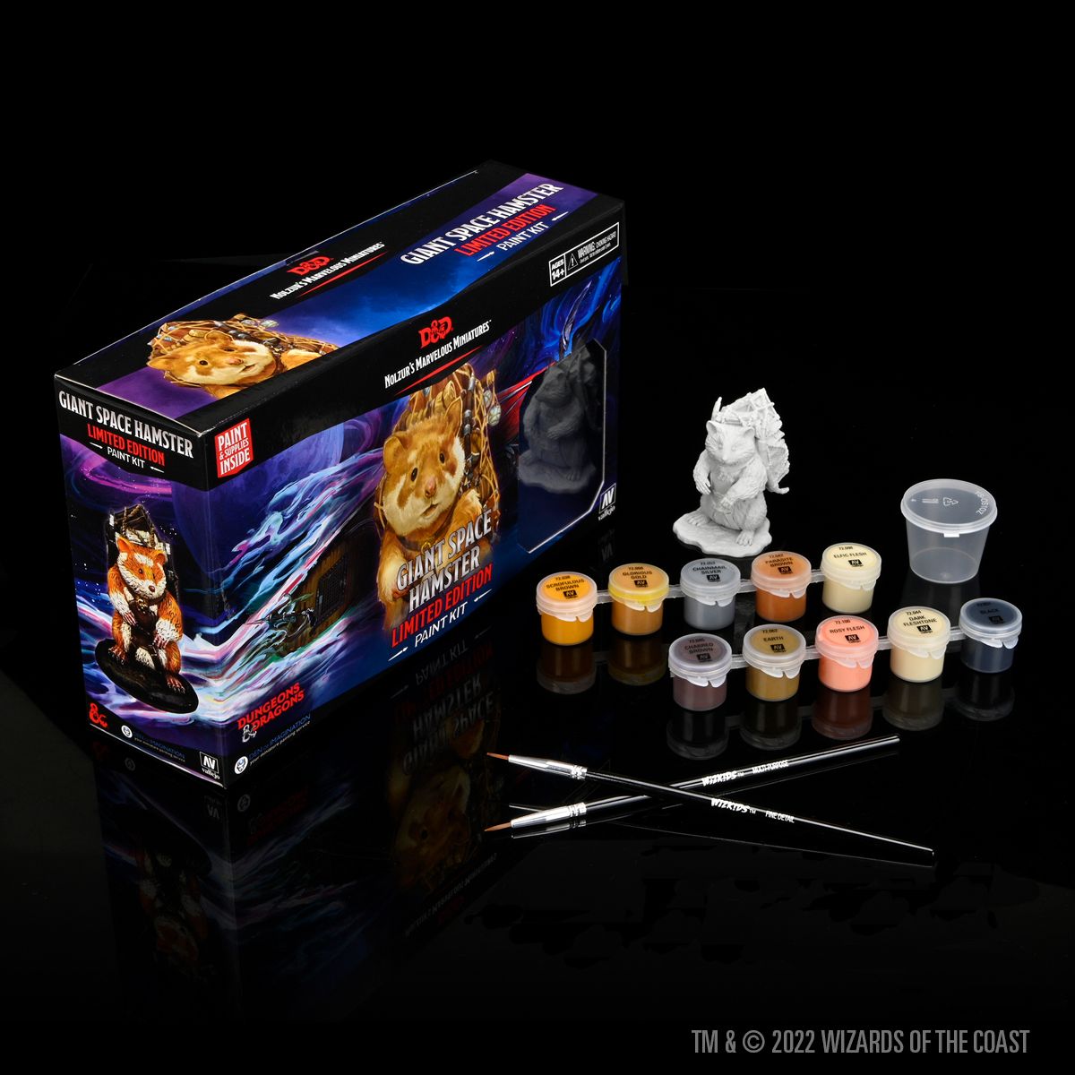D&D Édition Limitée Paint Night Kit : Hamster Géant de l'Espace