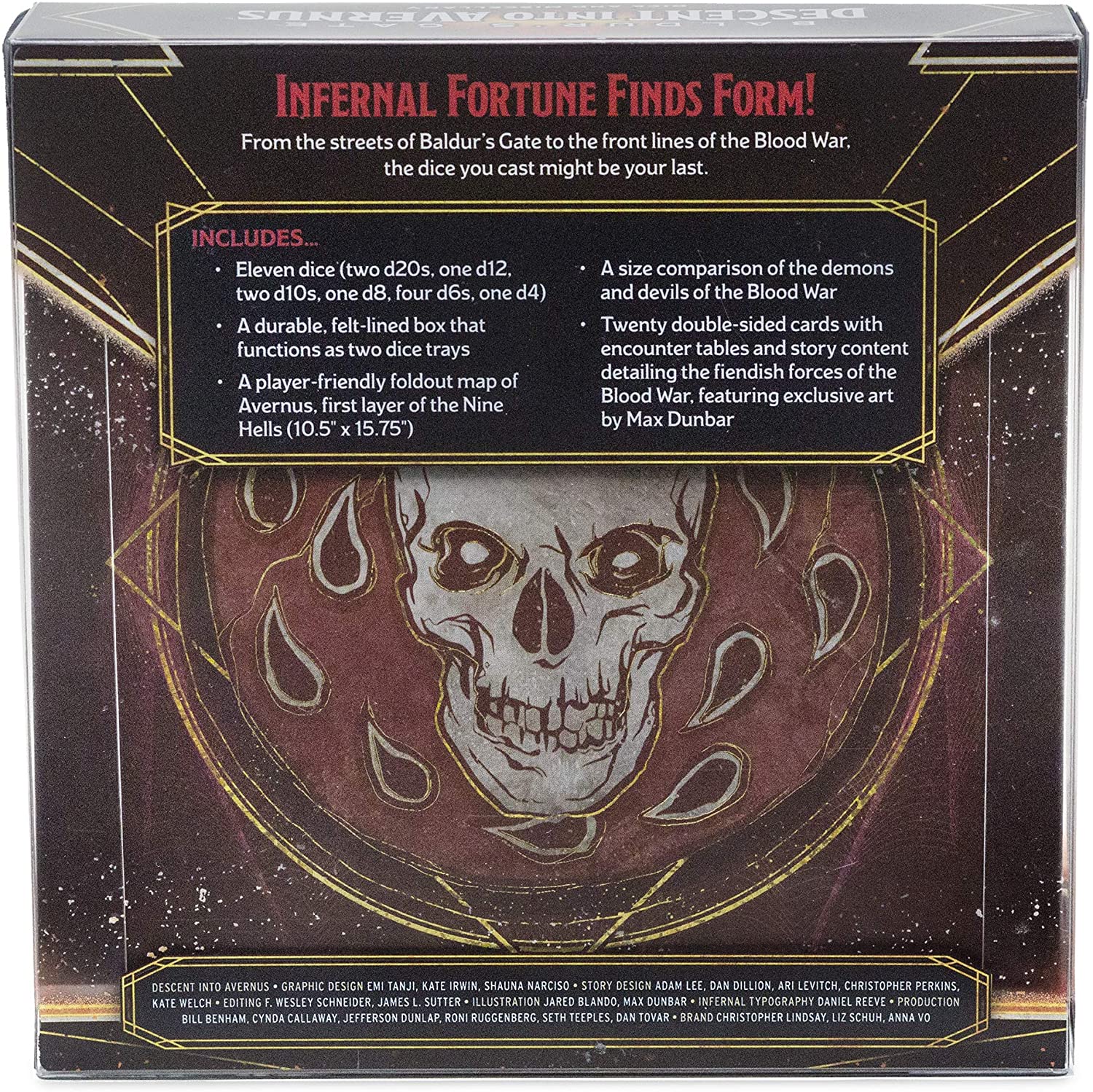 D&D RPG: Baldur's Gate Descent Into Avernus Dice