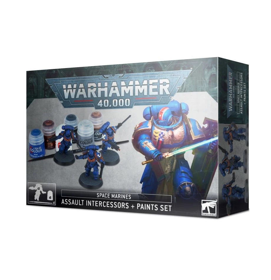 Warhammer 40000: Assault Intercessors + Paints Set