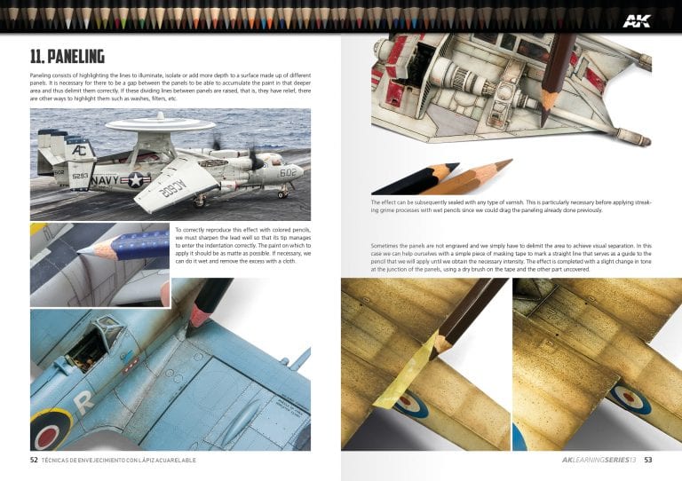 AK Interactive Learning Series # 13 Techniques de crayon de vieillissement