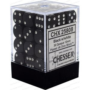 Opaque : 36D6 Noir/Blanc 12MM