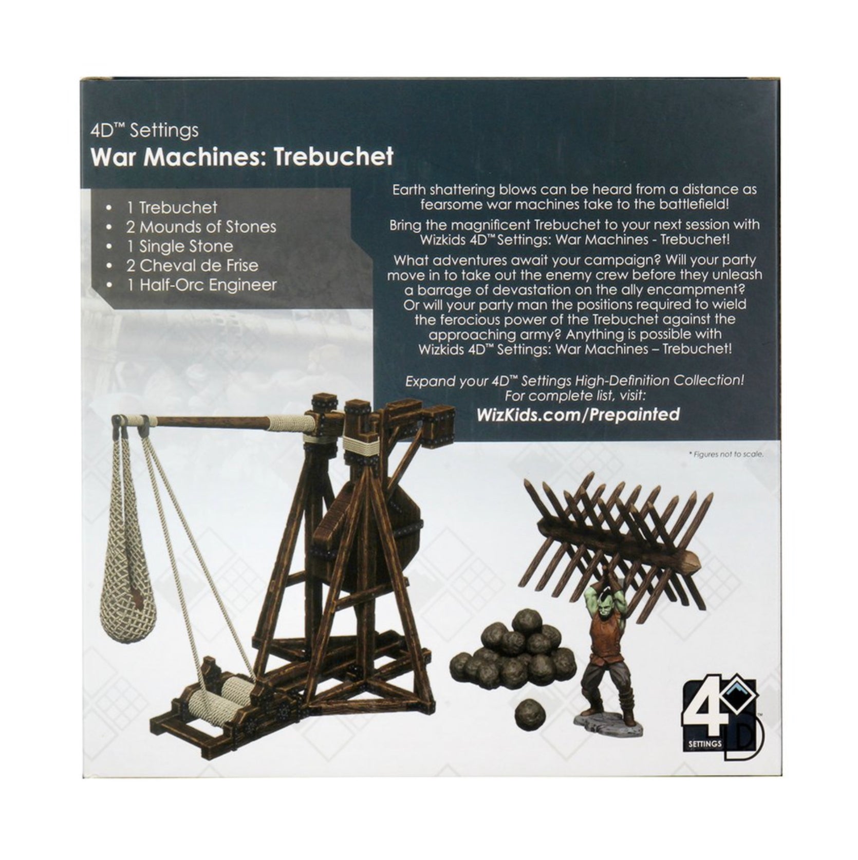 Paramètres 4D : Trébuchet des machines de guerre